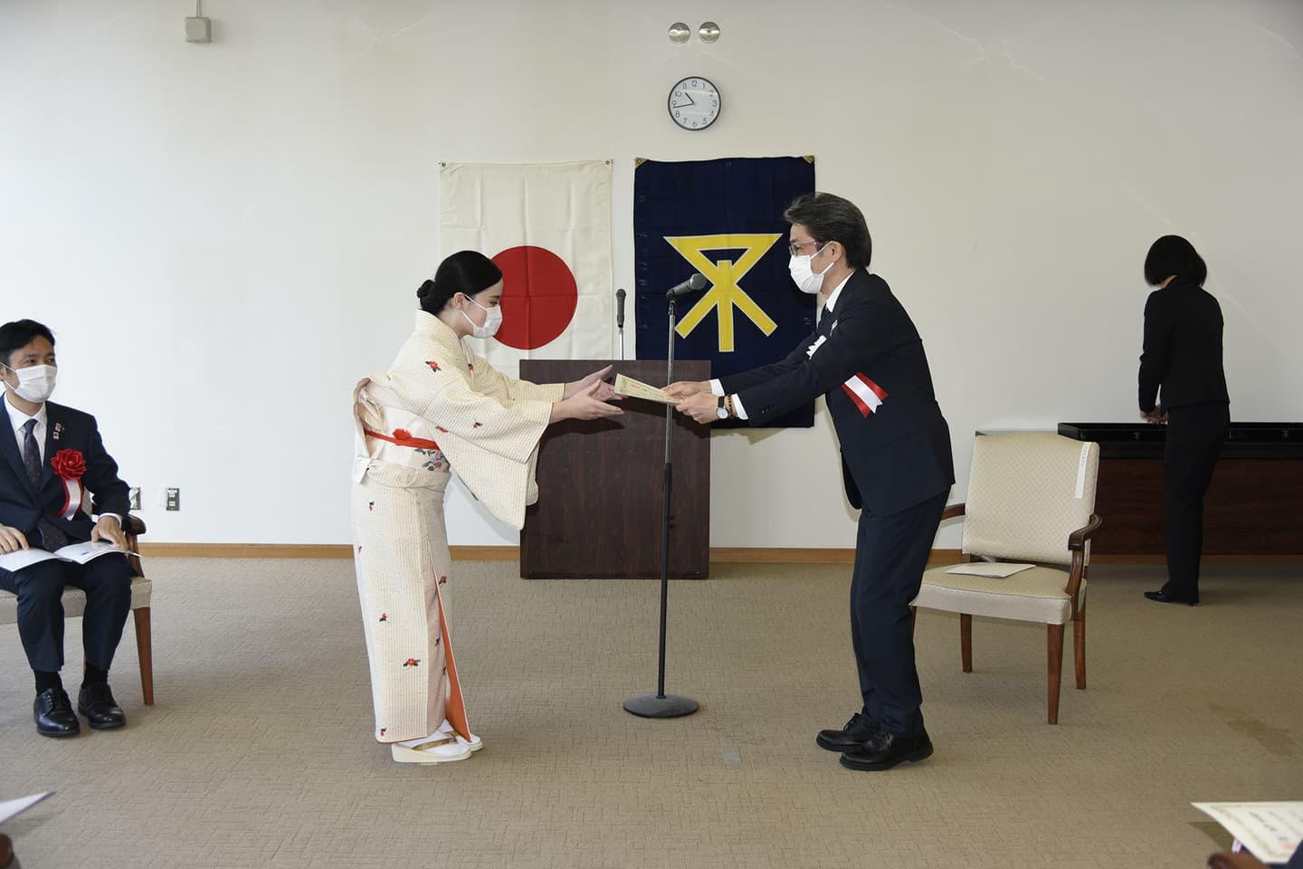 大阪市中小企業技能功労者表彰式の様子